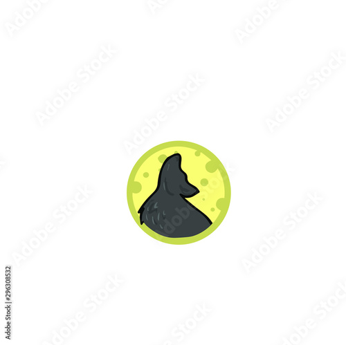 lobo y la luna