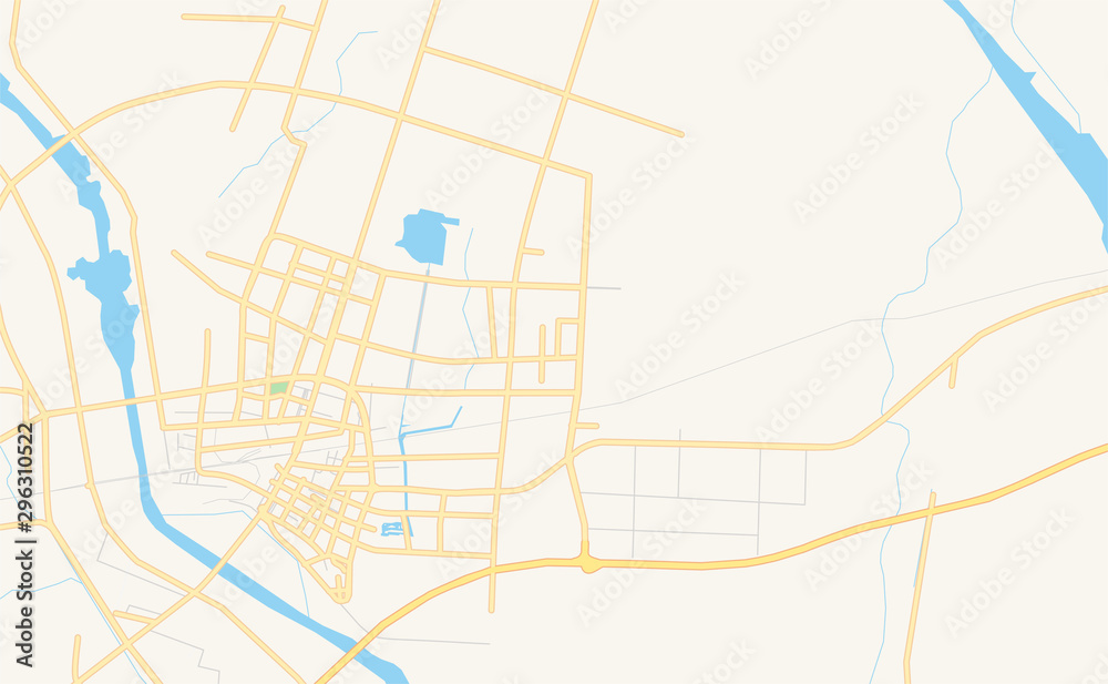 Printable street map of Pizhou, China Printable street map of Pizhou, China