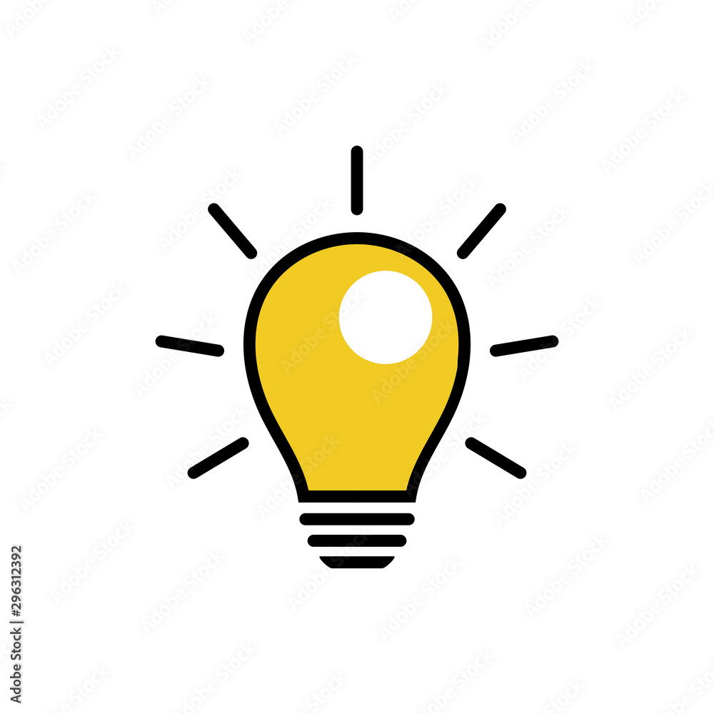 Bulb light vector icon. Lighting Electric lamp.Light Bulb icon vector, isolated on background. Electricity, shine. Thinking icon vector. Thinking Bulb light vector icon. Lighting Electric lamp.Light Bulb icon vector, isolated on background. Electricity, shine. Thinking icon vector. Thinking