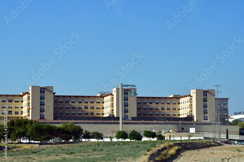 Arahal; Spain - august 27 2019 : hospital photo