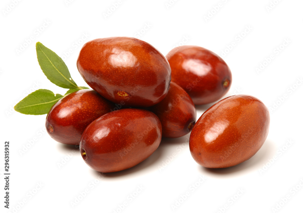 jujube or chinese date on white background jujube or chinese date on white background