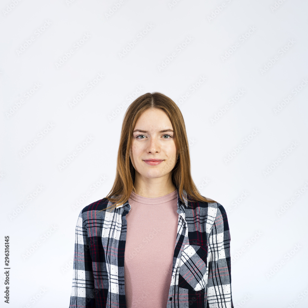 Portrait of a smiling blonde woman Portrait of a smiling blonde woman