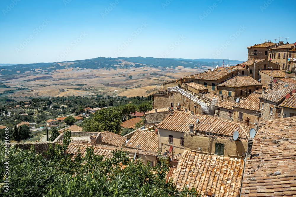 Old Stone Buildings In Tuscany Italy