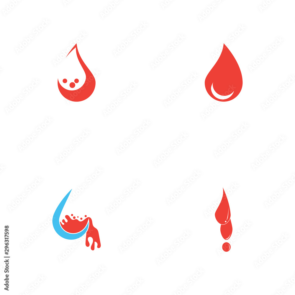 Blood logo template vector icon illustration Blood logo template vector icon illustration