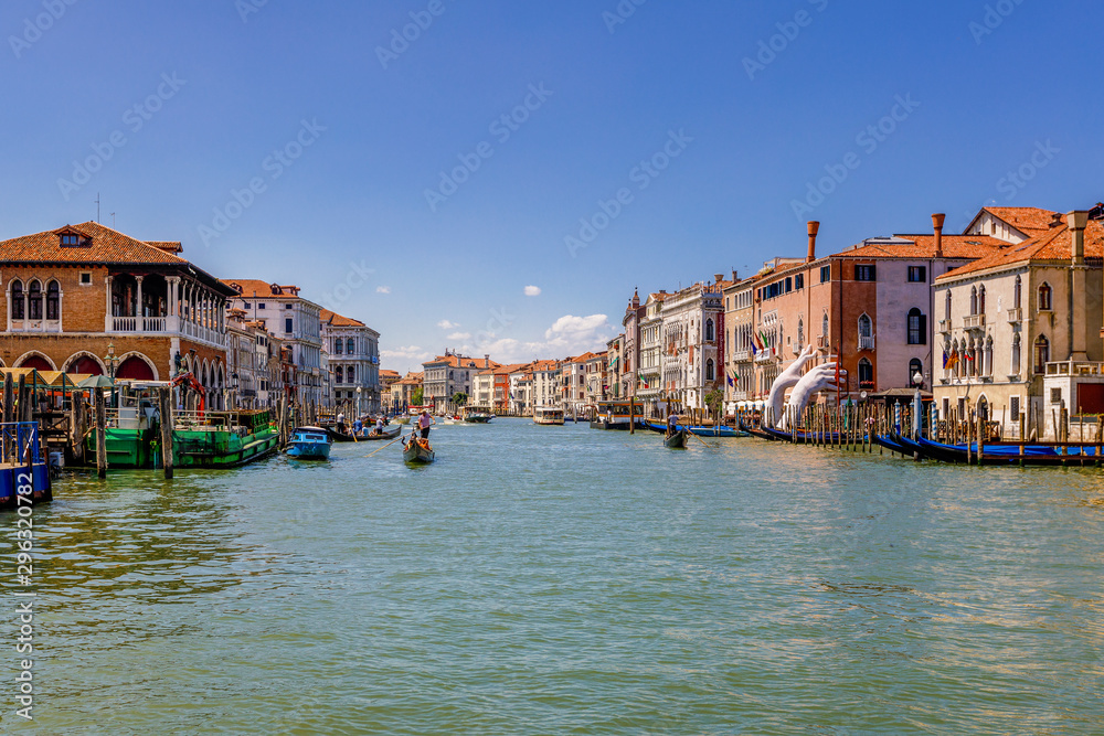 Fototapeta Panoramic view of Grand Canal in Venice, Italy