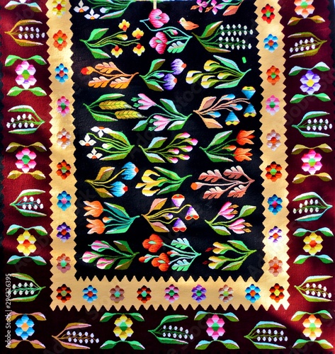 Handmade carpets in Moldova - Romania photo