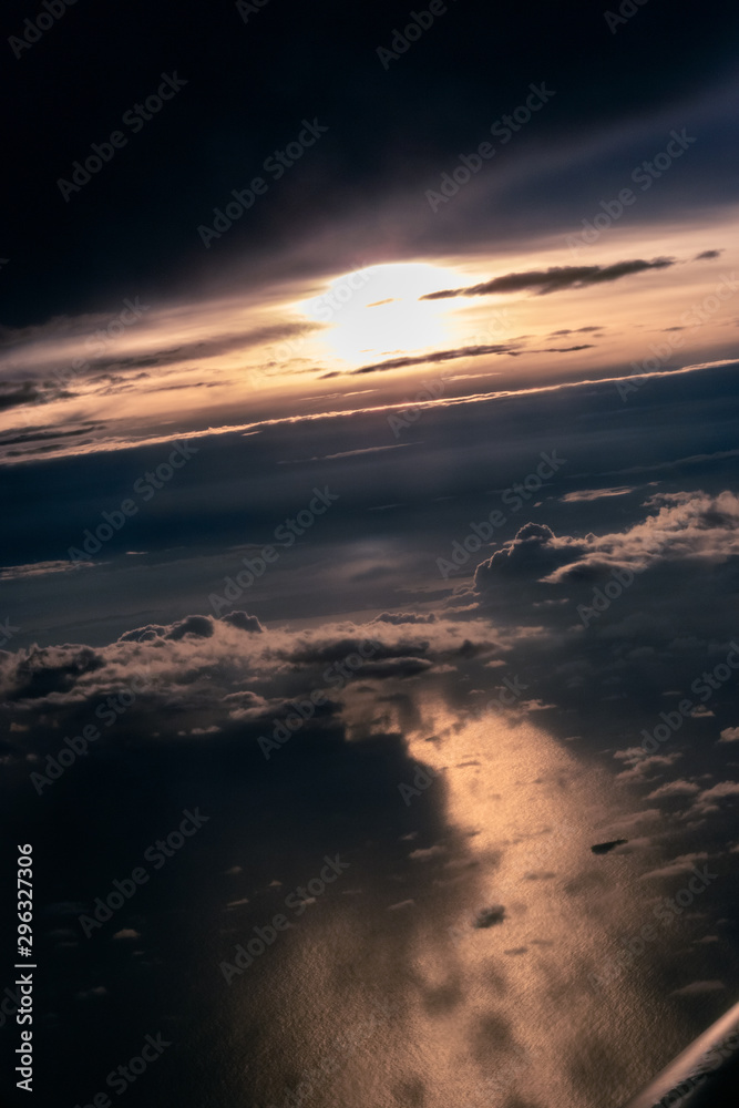 Fototapeta premium sunset over sea