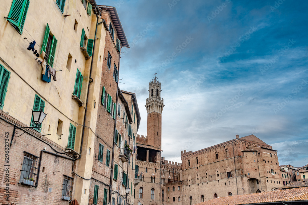 Old Buildings With Stunning Architecture In Siena Italy