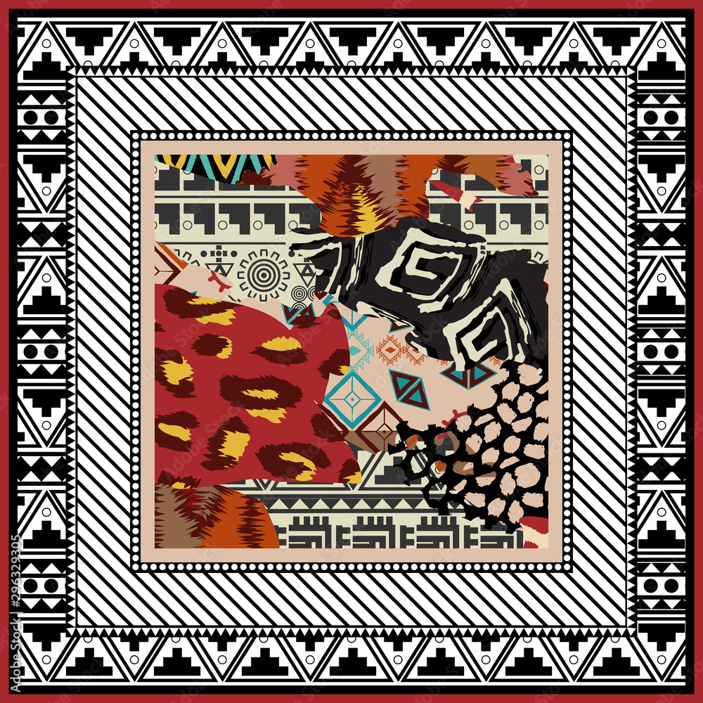 Obraz premium scarf abstract background
