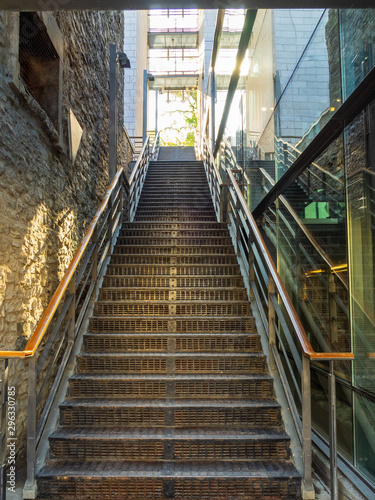 Treppe im Stadtzentrum von Quebec