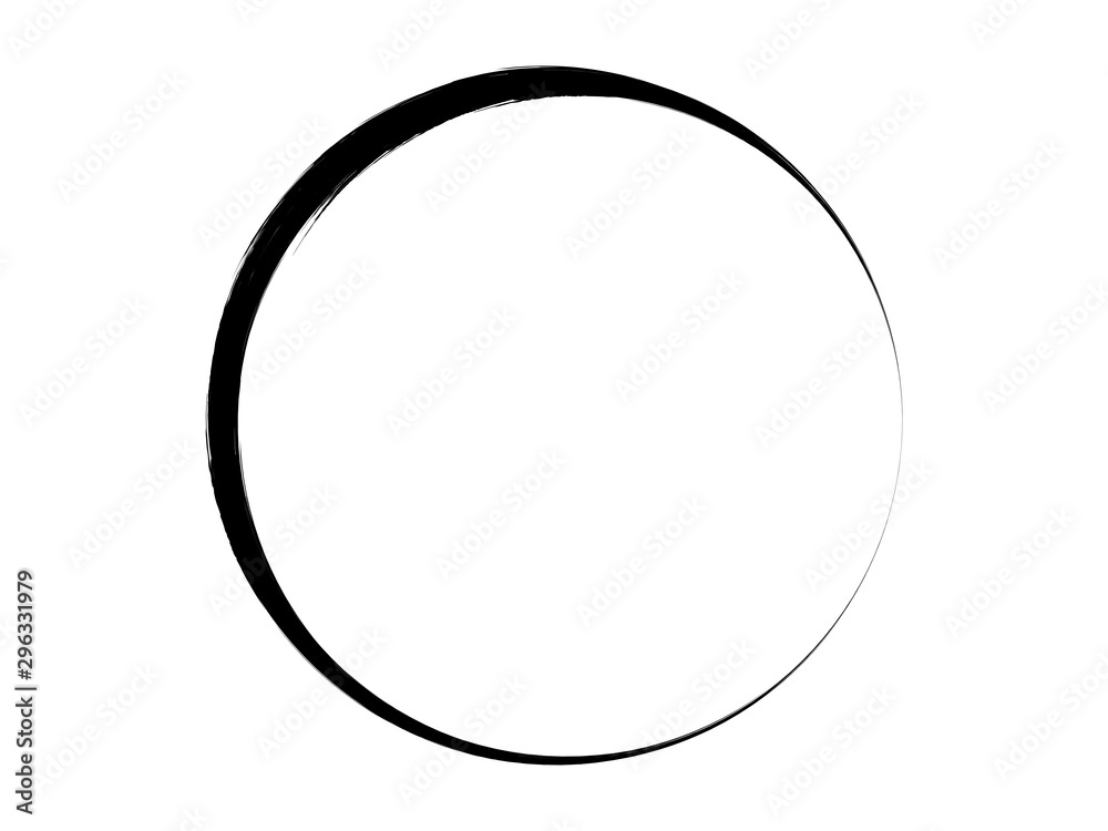 Grunge circle made of black paint.Grunge oval shape made for marking.Art circle made of black ink. Grunge circle made of black paint.Grunge oval shape made for marking.Art circle made of black ink.