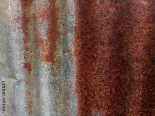 rust on Zinc sheets
