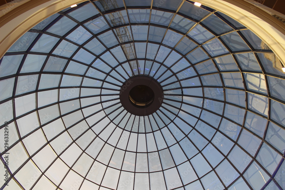 ceiling of modern building