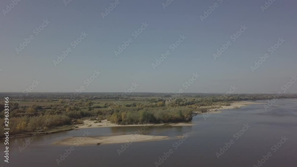 Wisła i ujście rzeki Świder Wisła i ujście rzeki Świder