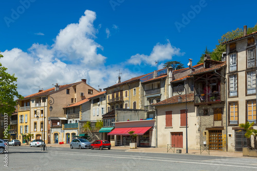 Streets of Salies-du-Salat, France