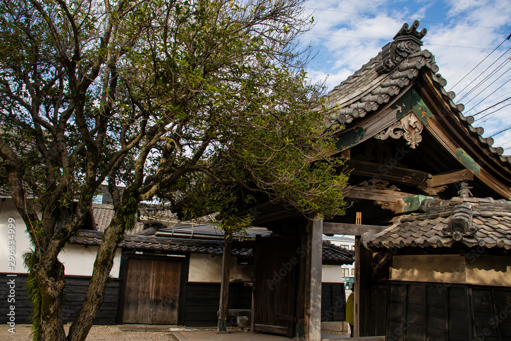 古いお寺のの屋根瓦 古いお寺のの屋根瓦