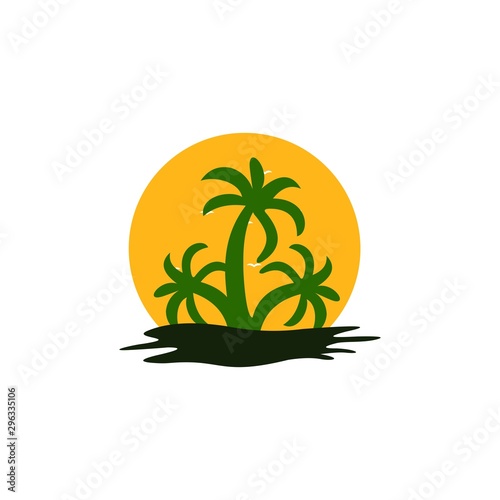 summer logo vector icon download template