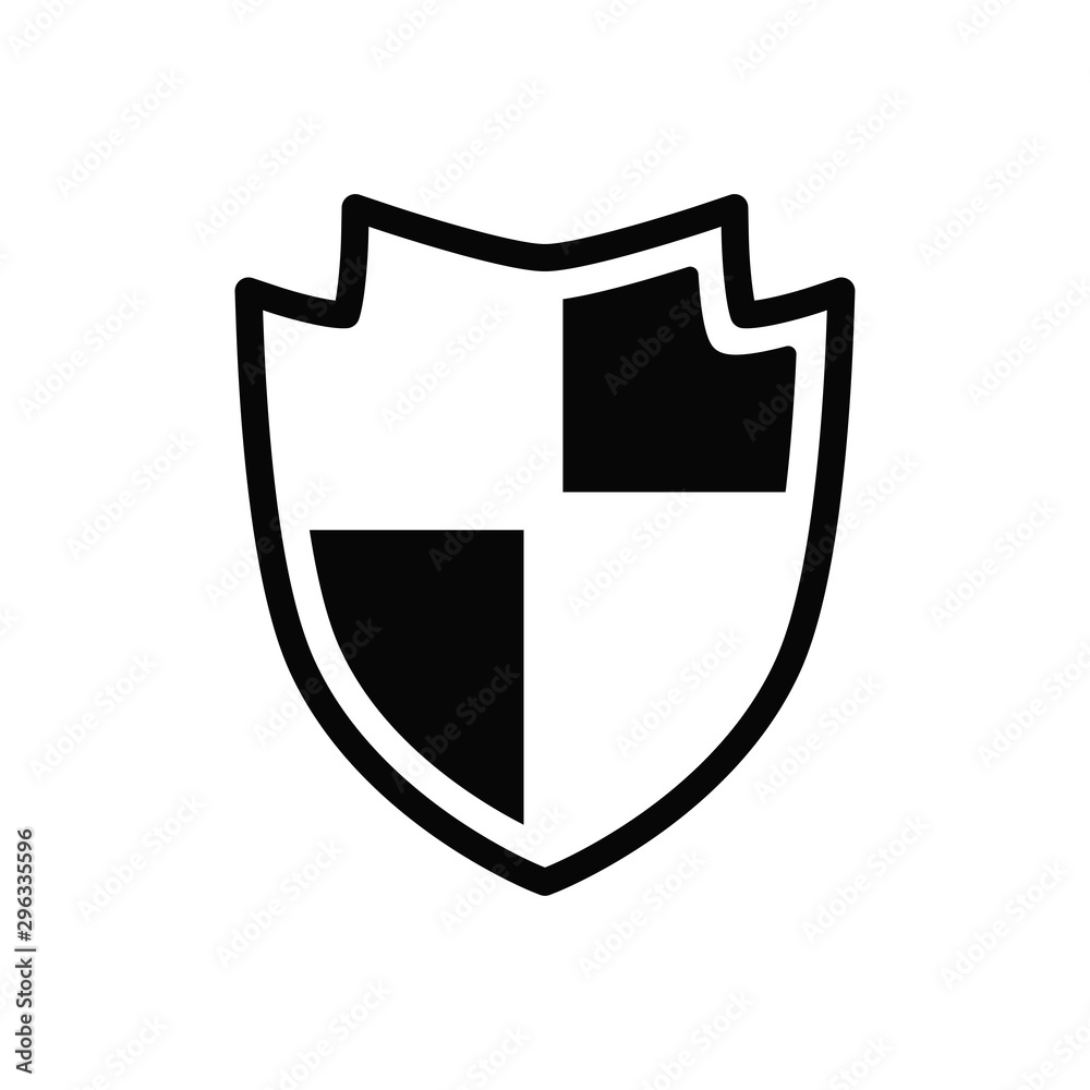 shield icon vector flat style collection shield icon vector flat style collection