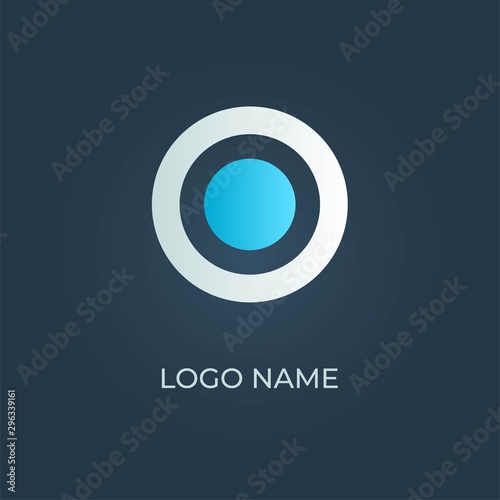 Letter "O" logo isolated. Alphabet vector