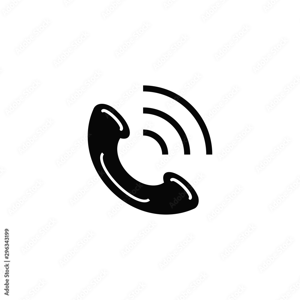 telephone icon trendy flat design telephone icon trendy flat design