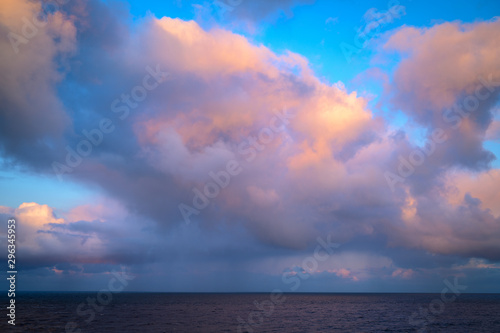 Rain Clouds over the North Sea from Souter Lighthouse, located on the South Tyneside coastline at Lizard Point © drhfoto