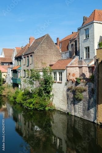 Mediavel houses in Bruge (Brugge), Belgium