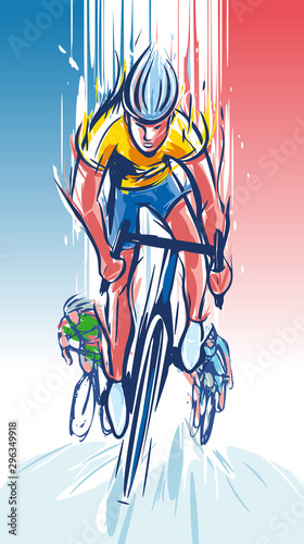 cyclist vector