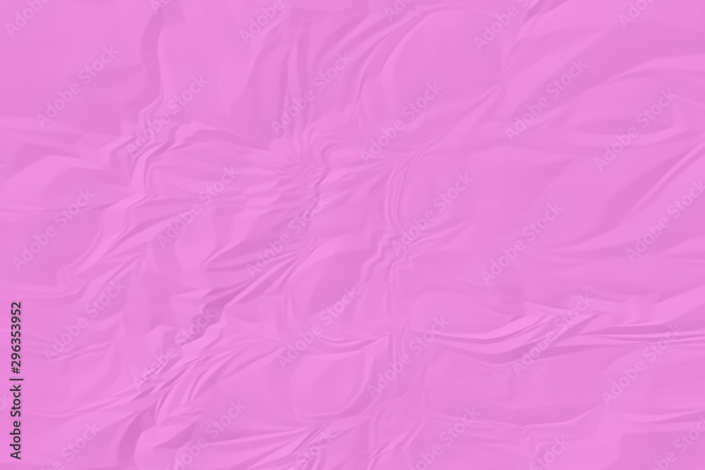 Fototapeta premium crumpled pink paper background close up