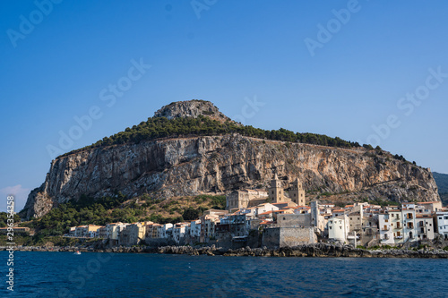 Tapety artystyczne La Rocca su Cefalù, Palermo, Sicilia