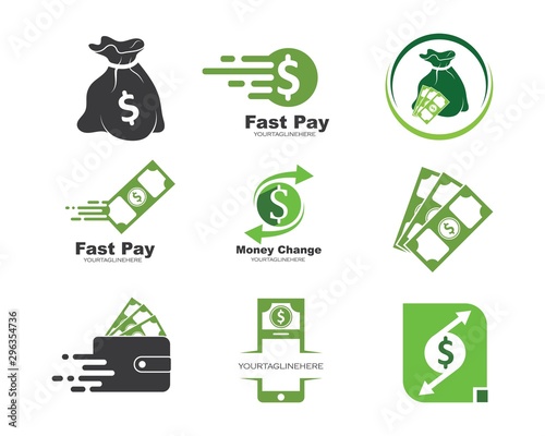 money logo icon vector illustration