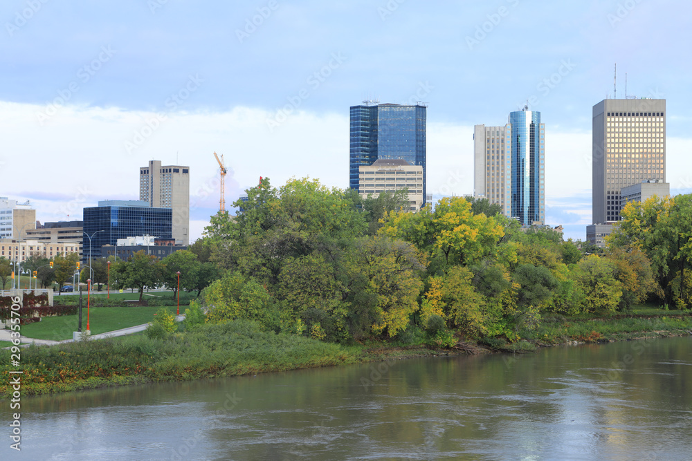 Winnipeg, Manitoba skyline in autumn Winnipeg, Manitoba skyline in autumn