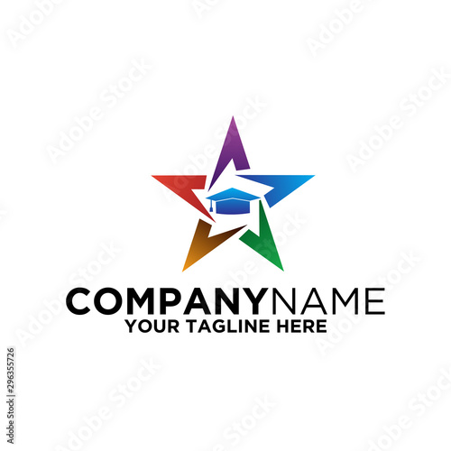 Free Download Star Education Logo - GFXLoad