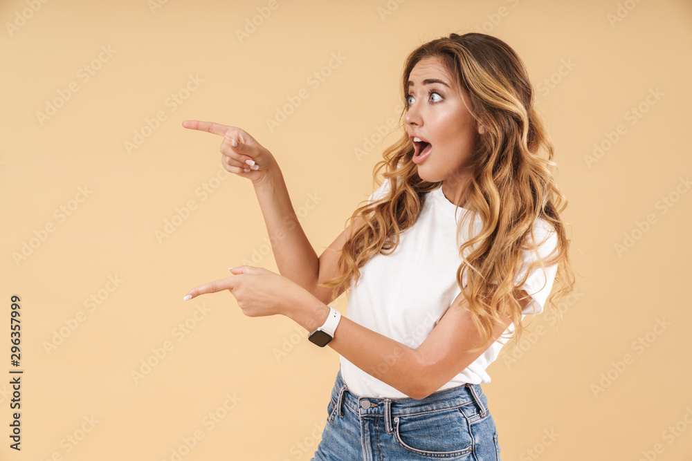 Portrait of an attractive young woman