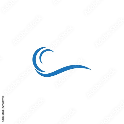 Water Wave Icon Logo