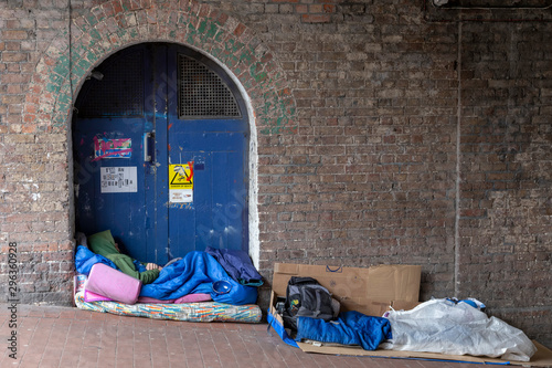 austerity on the streets of brighton. uk homeless capitol photo