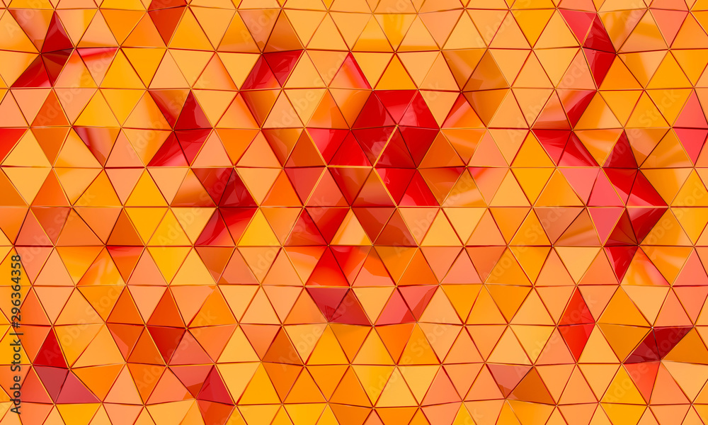 geometric background with triangular shapes. - obrazy, fototapety, plakaty 