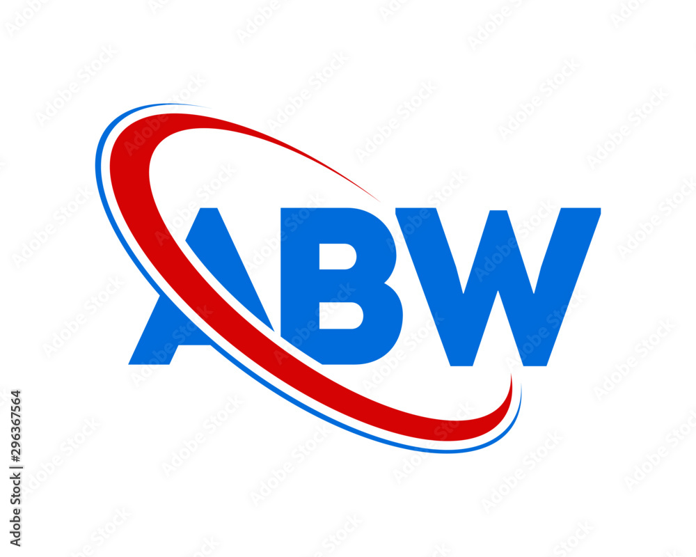 herida Vigilancia Honestidad ABW letter logo design vector de Stock | Adobe Stock