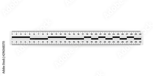 Analysis of the crime scene judicial measuring ruler, ruler lines for inspection of the crime scene. Vector illustration.