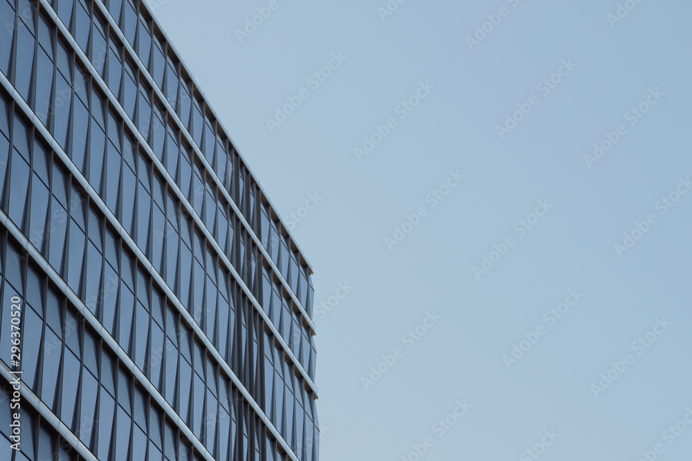 Low angle view of modern building Low angle view of modern building