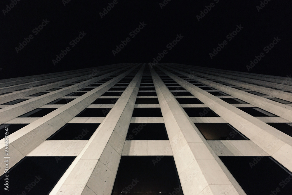Low angle view of skyscraper Low angle view of skyscraper