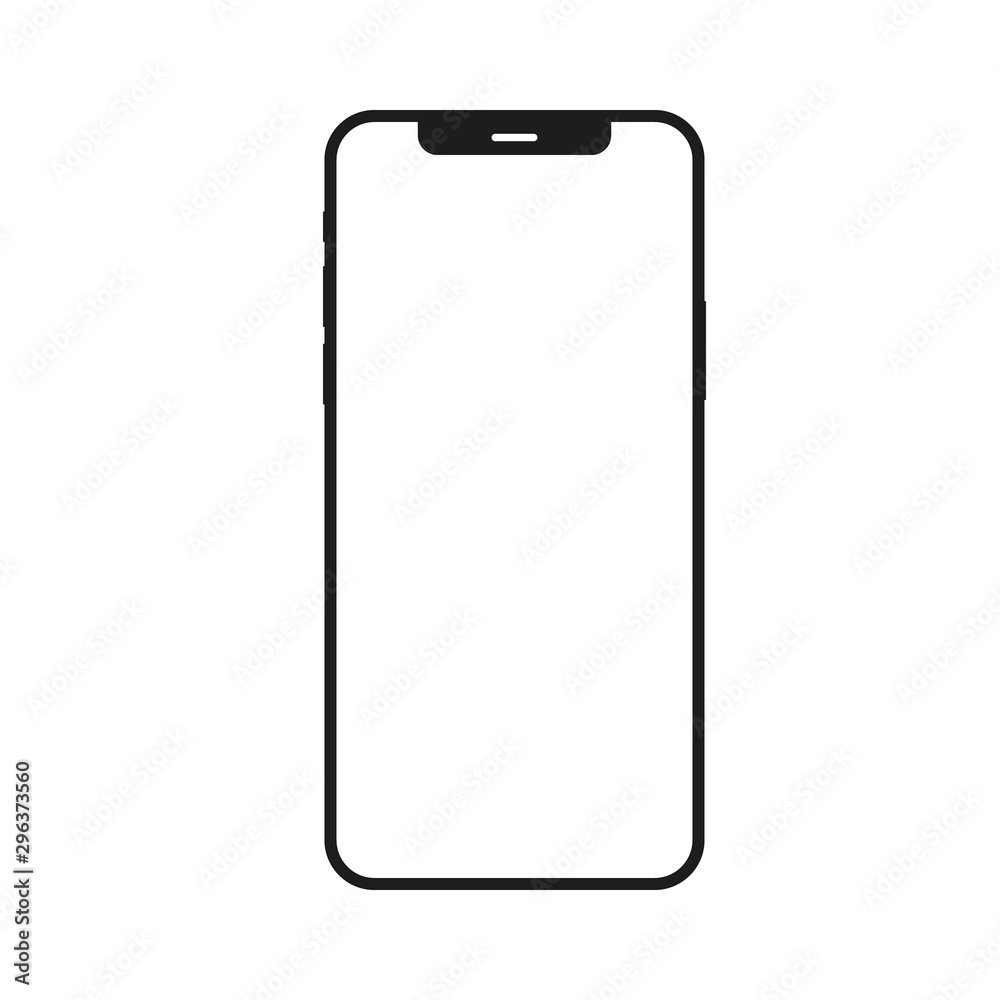 Communication Vector Icon Mobile Phone Isolated Communication Vector Icon Mobile Phone Isolated