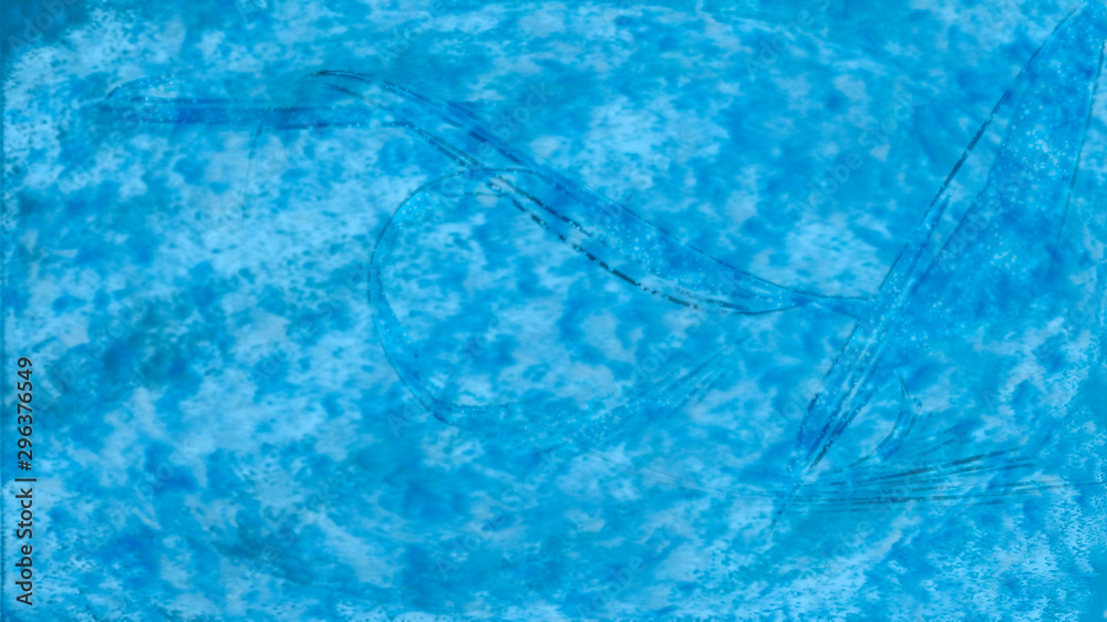 Naklejka premium blue water background