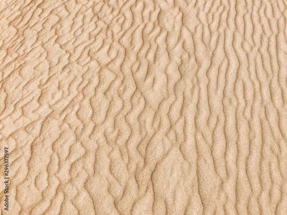 Overhead view of ripples in sand dunes Overhead view of ripples in sand dunes