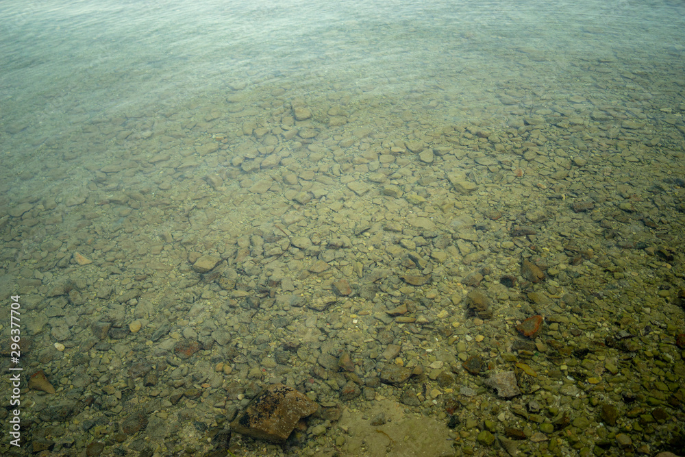 stone shallow coast, the northern Mediterranean