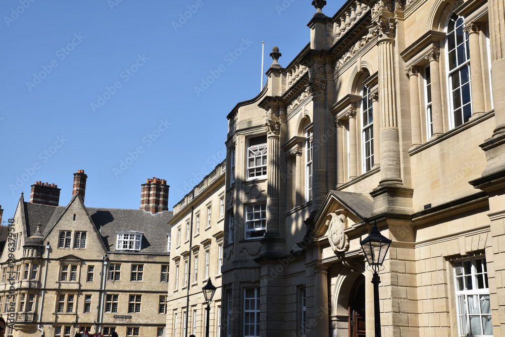 Maisons à Oxford en Angleterre