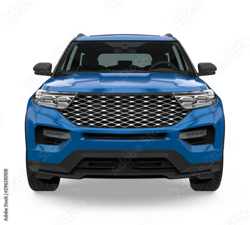 Obraz na płótnie SUV Car Isolated