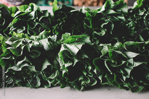 Close up of collard photo