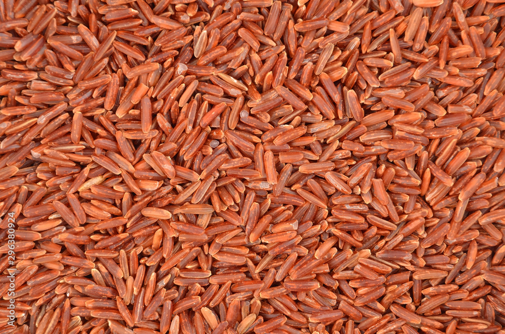 Brown rice, close-up