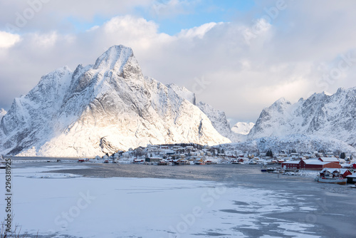 The Lofoten Islands Norway is known for excellent fishing, nature attractions such as the northern lights and the midnight sun, and small villages with beautiful scenery. © MAGNIFIER
