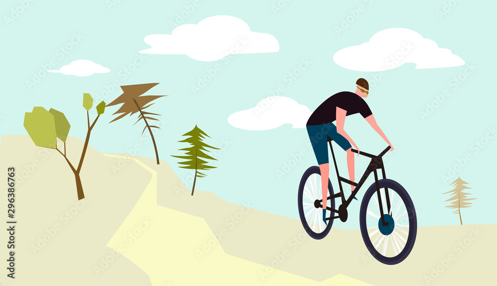 Fototapeta premium Mountain bicycle image